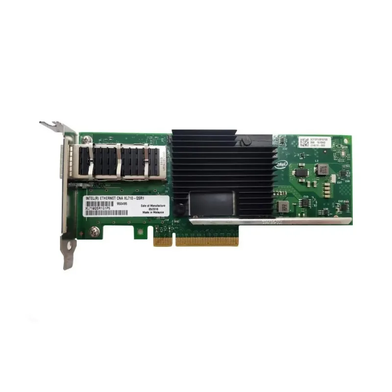 Intel XL710-QSR1 1-Ports 40GB/s 40GBase-X QSFP+ PCI Express 3.0 x8 Low Profile Network Adapter. In Stock