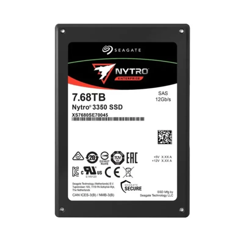 Seagate XP7680SE70006 Nytro 5360H 7.68TB PCI Express 5.0 x4 NVMe 3D Enterprise Triple-Level Cell Read Intensive ISE 2.5-inch Solid State Drive. In Stock