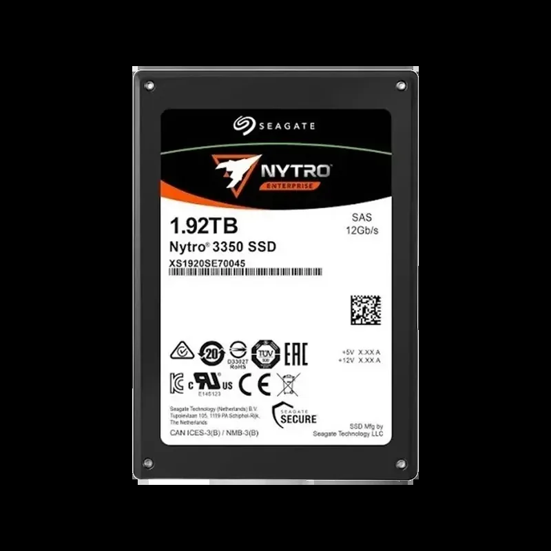 Seagate XS1920SE70045 Nytro 3350 1.92TB ETriple-Level Cell 3D SAS 12Gb/s 2.5-Inch 15mm Solid State Drive