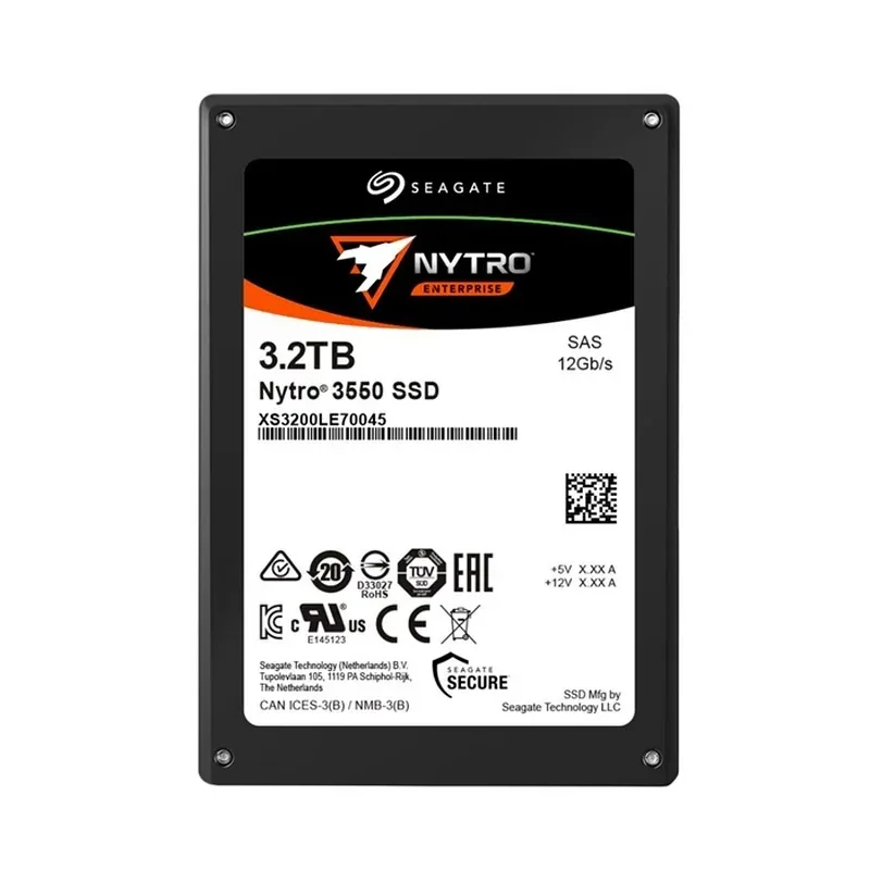 Seagate XS3200LE70045 Nytro 3550 3.2TB Triple-Level Cell SAS 12Gb/s Mixed Use SFF 2.5-Inch Solid State Drive. In Stock