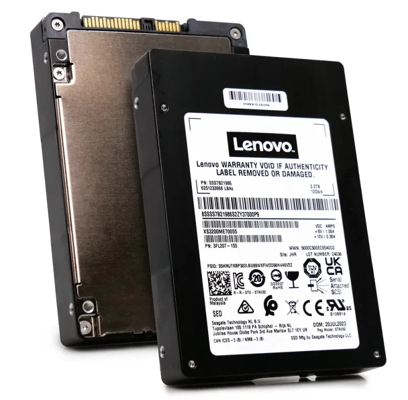 Seagate XS3200ME70055 3750 3.2TB 3D Enterprise Triple-Level Cell SAS 12Gb/s 2.5-inch Solid State Drive. In Stock