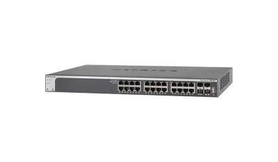 XS728T - NetGear ProSafe 24-Ports 10GBase-T with 4x SFP+ Fiber Managed Smart Layer 3 Switch