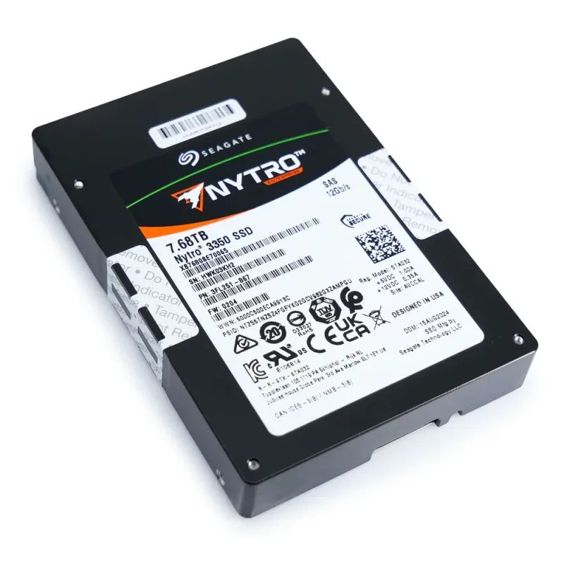 Seagate XS7680SE70065 Nytro 7.68TB SAS 12Gb/s 2.5-Inch Enterprise Solid State Drive. In Stock