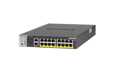 XSM4316PA - NetGear XSM4316PB 16 Ports Multi-Gigabit PoE+ (199W) Managed Layer 3 Switch
