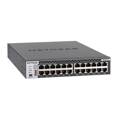 XSM4324CS - NetGear M4300-24X 24x 10GBase-T 4x Shared SFP+ Managed Layer 3 Modular Switch