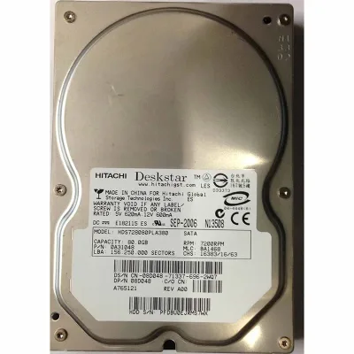 XW288 - Dell 80GB 7200RPMHard Drive