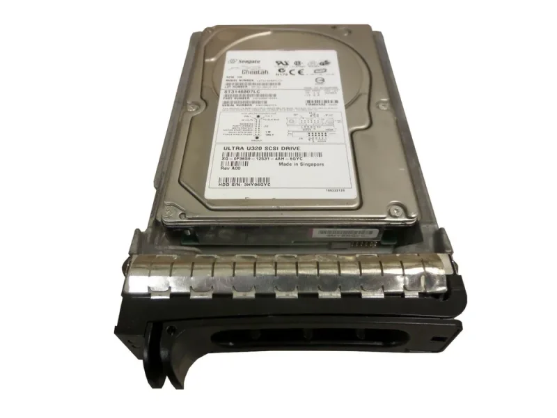 Y04721 - Dell 146GB 10000RPM Ultra-320 SCSI 80-Pin 3.5-inch Hard Disk Drive