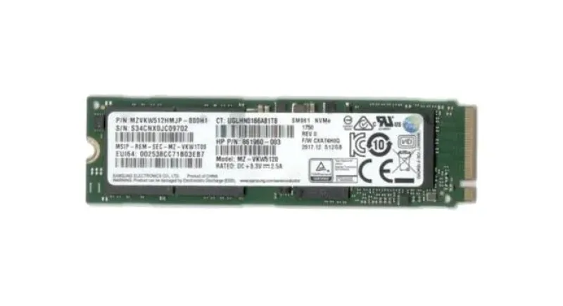 Y1T59AA - HP Z Turbo Drive G2 512GB Multi-Level Cell (MLC) PCI Express NVMe 3.0 x4 (SED) HH-HL Add-in Card Solid State Drive