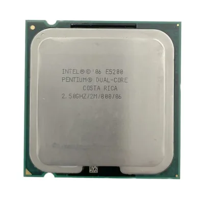 YG8MC - Dell 2.50GHz 800MHz FSB 2MB L2 Cache Socket LGA775 Intel Pentium E5200 2-Core Processor