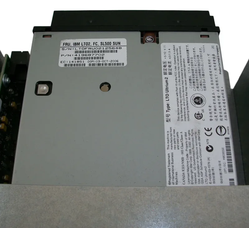 YT10A-2FC-LW-RK2Z - Sun T10KA 2Gb FC LW 2drv rack
