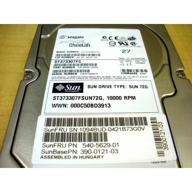 YT10A-2FI-LW-85Z - Sun T10KA 2Gb FI LW 1drv 8500